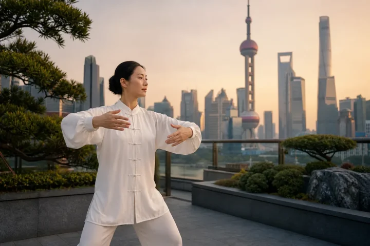 上海都市上班族八段锦练习
